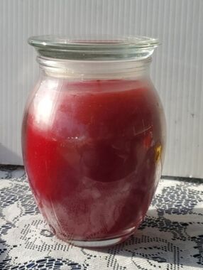 Baked Apple Pie Jar Candle Home Interiors about 100 hours burn time NOS